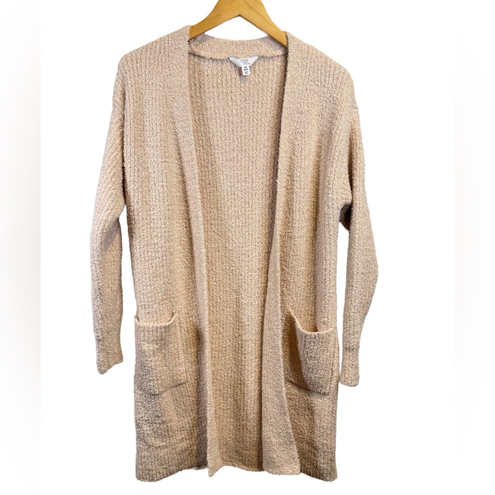 TIME AND TRU | Open Front Cardigan | Longline Sweater | Cozy Knit | XS